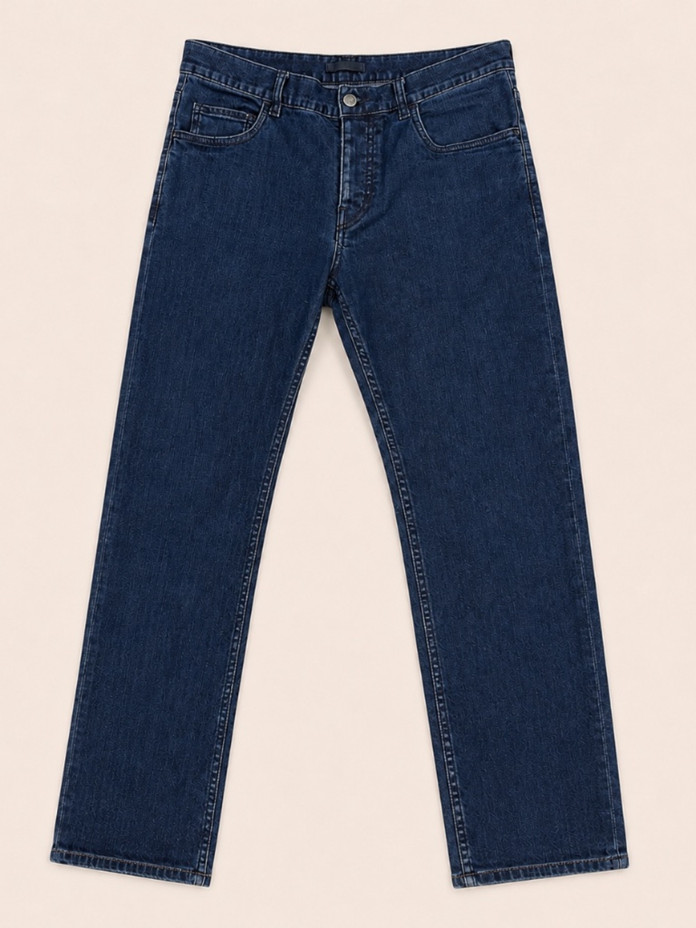 Prada GEP110 S122 Slim Straight-Leg Denim Jeans in Dark Indigo - Made in Italy